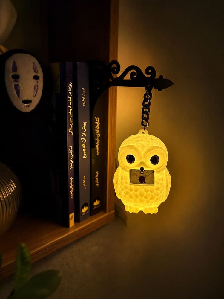 چراغ کتابخانه‌ای جغد هری پاتر هدویگ (Hedwig)