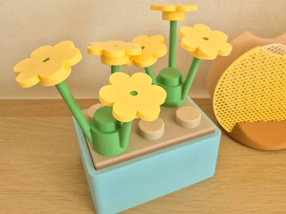 گل‌های آجری لگویی