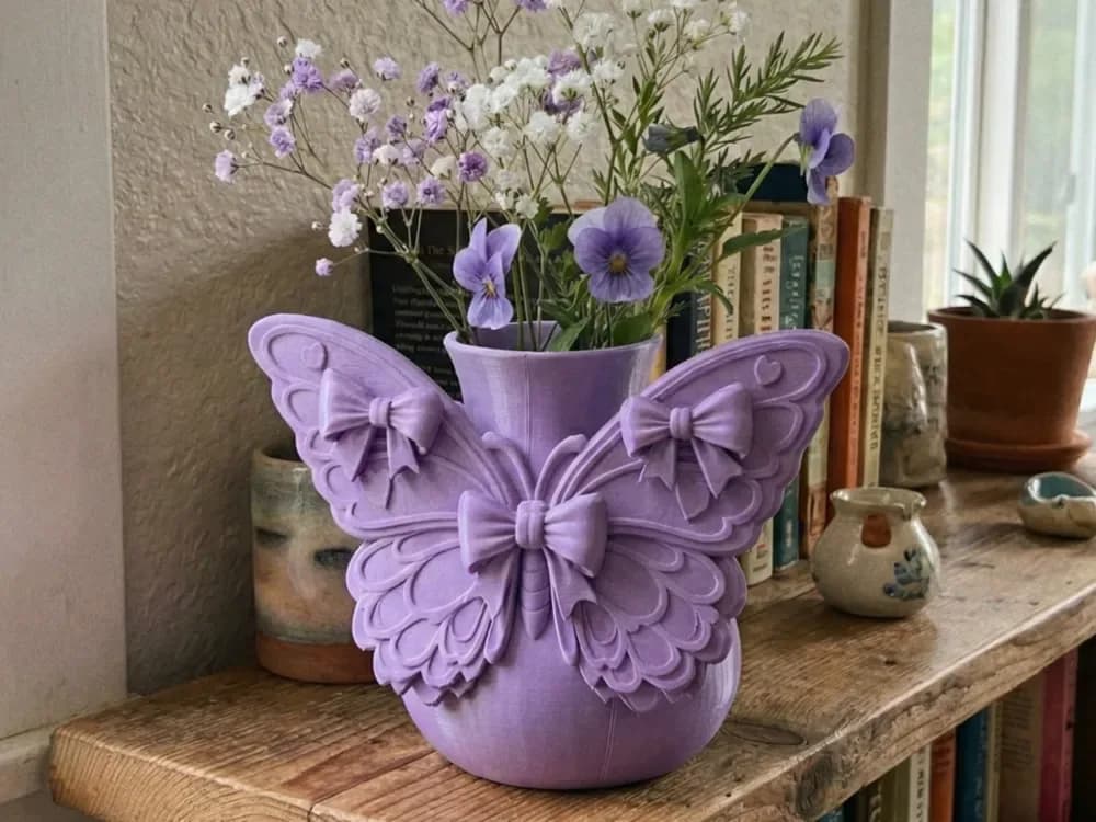 گلدان پاپیون پروانه‌ای