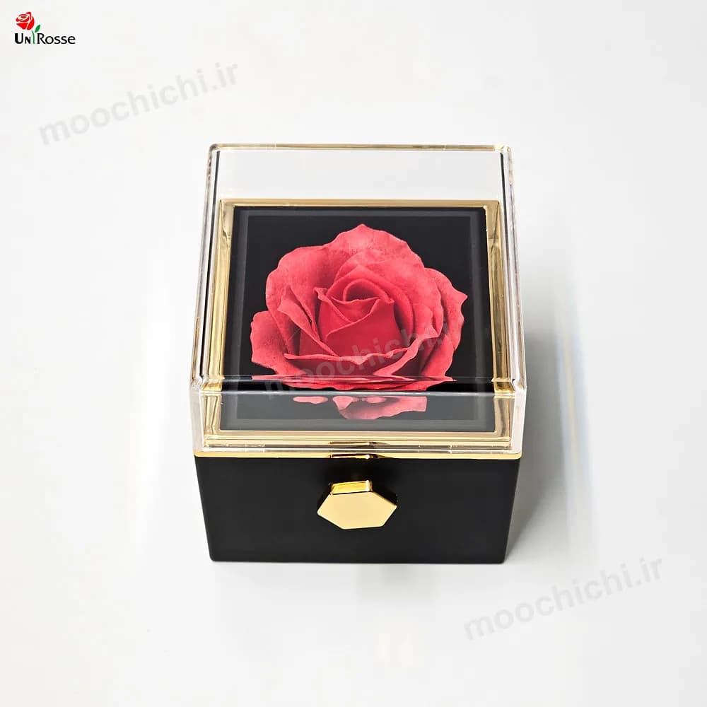 باکس گل رز جاودان سورپرایزی چرخشی - موچی چی